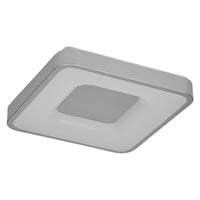 OSRAM Orbis Piana Deckenleuchte, 380x380 mm, 24W, 3000K, Warmweiß, Click dimmbar, Silber