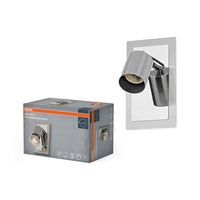 OSRAM LED Spot Cylinder Duo Wandleuchte 1xGU10 Gebürstetes Nickel