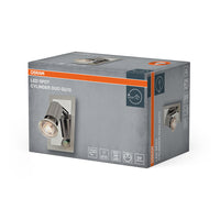 OSRAM LED Spot Cylinder Duo Wandleuchte 1xGU10 Gebürstetes Nickel