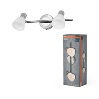 OSRAM LED Spot Vase Deckenleuchte 2xG9 Gebürstetes Nickel