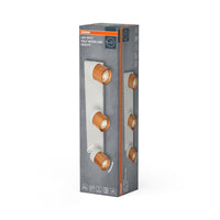OSRAM LED Spot Half Wood Line Deckenleuchte 3xGU10 Weiß und Holzdekor