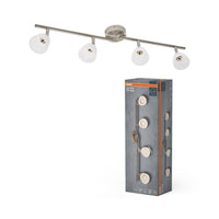OSRAM LED Spot Cup Deckenleuchte 4xG9 Gebürstetes Nickel