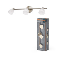 OSRAM LED Spot Cup Deckenleuchte 3xG9 Gebürstetes Nickel
