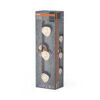 OSRAM LED Spot Cup Deckenleuchte 3xG9 Gebürstetes Nickel