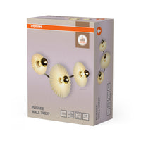 OSRAM DECOR Plisse Wandleuchte 3xE27 Beige