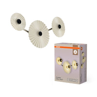 OSRAM DECOR Plisse Wandleuchte 3xE27 Beige