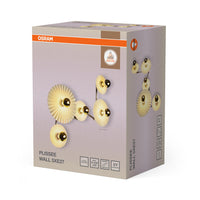 OSRAM DECOR Plisse Wandleuchte 5xE27 Beige