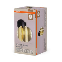 OSRAM DECOR Folded Globe Wandleuchte E27 Gold