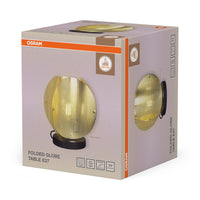 OSRAM DECOR Folded Globe Tischleuchte E27 Gold