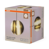 OSRAM DECOR Folded Globe Pendelleuchte E27 Gold