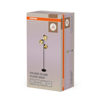 OSRAM DECOR Folded Globe Stehleuchte 3xE27 Gold
