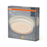 OSRAM Orbis Noemi Deckenleuchte, 390 mm, 24W, 3000K, Warmweiß, Click dimmbar, Weiß