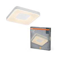 OSRAM Orbis Piana, 485x485 mm, 36W, 3000K, Warmweiß, Click dimmbar, Weiß