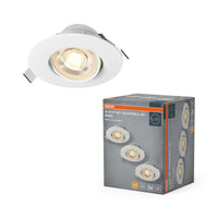OSRAM LED Spot-Set Einbau verstellbar Kunststoff 4,9W 830 36° Weiß
