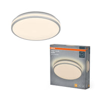 OSRAM Orbis Caleb Deckenleuchte, 385 mm, 24W, 3000K, Warmweiß, Silber