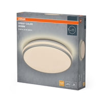 OSRAM Orbis Caleb Deckenleuchte, 385 mm, 24W, 3000K, Warmweiß, Silber