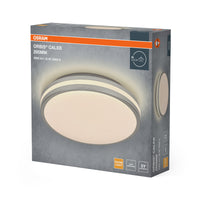 OSRAM Orbis Caleb Deckenleuchte, 295 mm, 16W, 3000K, Warmweiß, Silber