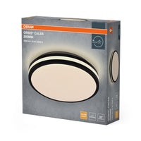 OSRAM Orbis Caleb Deckenleuchte, 295 mm, 16W, 3000K, Warmweiß, Schwarz