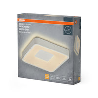 OSRAM Orbis Piana Deckenleuchte, 290x290 mm, 16W, 3000K, Warmweiß, Click dimmbar, Weiß