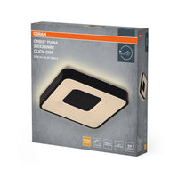 OSRAM Orbis Piana Warmweiß, 380x380 mm, 24W, 3000K, Warmweiß, Click dimmbar, Schwarz