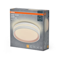OSRAM Orbis Noemi Deckenleuchte, 285 mm, 16W, 3000K, Warmweiß, Click dimmbar, Weiß