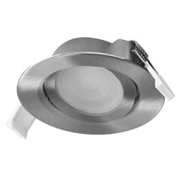 OSRAM LED Spot Recess Einbaustrahler Set CCT schwenkbar 4.9W 120° Satin-Nickel ⌀75 mm