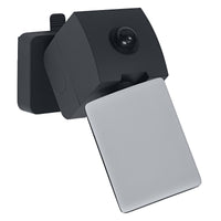 OSRAM Außenwandleuchte, Dunkelgrau, 2,5 W, 275 lm, 3000 K, 111° Abstrahlwinkel, 50. 000 h Lebensdauer, IP54, PIR-Bewegungsmelder, USB-C Ladefunktion