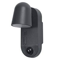 OSRAM Außenwandleuchte, Dark grey, Akku mit USB‑C, IP54, 3 W, 155 lm, 3000 K, 100° Abstrahlwinkel, PIR‑Bewegungsmelder, Tageslichtsensor, 50. 000 h Lebensdauer