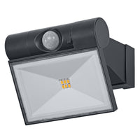 ENDURA Style USB verstellbarer Up-Down Strahler, dunkelgrau, 1,6 W, 120 lm, 3. 000 K, 110° Abstrahlwinkel, IP44, 25. 000 h Lebensdauer, PIR-Sensor, USB-C Ladefunktion.