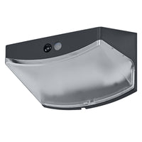 OSRAM Außenwandleuchte, Dark Grey, Akku mit USB‑C, 1,5 W, 3000 K, 120 lm, 120° Abstrahlwinkel, IP44, PIR‑Bewegungsmelder, 30 s Schaltzeit, 25. 000 h Lebensdauer