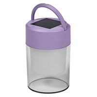 ENDURA Style Solar Tischlampe, Purple, Solarbetrieb, 3000 K, 20 lm, 170° Abstrahlwinkel, 199 mm Höhe, IP44, 25000 h Lebensdauer, Lithium-Ion Akku, bis zu 10 h Nutzung