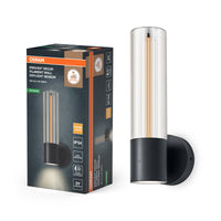 OSRAM ENDURA® Decor Filament Außenwandleuchte mit Tageslichtsensor 8W IP54 Dunkelgrau