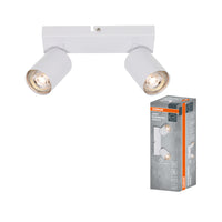 OSRAM 2-Punkt LED Spot ELEMENTAL White, Leuchte, 2xGU10, Weiß, 21 x 13,8 x 6,5 cm