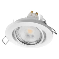 OSRAM LED Spot Recess Einbaustrahler Set GU10 schwenkbar 4.5W Weiß ⌀68 mm