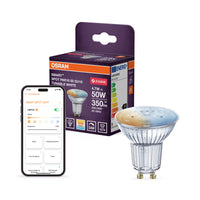 OSRAM SMART+ ZIGBEE Spot Tunable White in PAR16-Form, LED-Spot, Glas, 4,7 W, 350 lm, von 2700 bis 6500 K, Zigbee, Smartspeaker-Kompatibel, Dimmbar