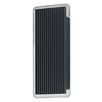 OSRAM Außenwandleuchte, Dark grey, 6 W, 480 lm, 3000 K, 210° Abstrahlwinkel, IP54, 50. 000 h Lebensdauer, Aluminium, Glas, indirekter Lichtaustritt, IK06, 86x61x200 mm