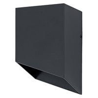 OSRAM Außenwandleuchte, Dunkelgrau, 5 W, 320 lm, 3000 K, IP54, 75° Abstrahlwinkel, 50. 000 h Lebensdauer