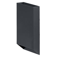 OSRAM Außenwandleuchte, Außenwandleuchte, Dark grey, GU10, 2 Leuchtmittel, 0-5 W, IP54, Aluminiumgehäuse, Glasdiffusor, 25. 000 h Lebensdauer