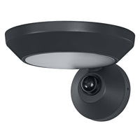 OSRAM Außenwandleuchte, Anthrazit, 12,5 W, 930 lm, 3000 K, 100° Abstrahlwinkel, IP65, 50. 000 h Lebensdauer, PIR-Bewegungsmelder, Diffusor aus Glas