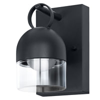 OSRAM Außenwandleuchte, Dark Grey, 6 W, 450 lm, 3000 K, 110° Abstrahlwinkel, 50. 000 h Lebensdauer, IP65
