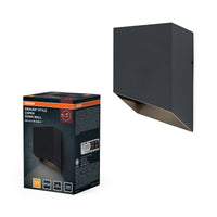 OSRAM Außenwandleuchte, Dunkelgrau, 5 W, 320 lm, 3000 K, IP54, 75° Abstrahlwinkel, 50. 000 h Lebensdauer