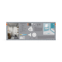OSRAM LED Spot Recess Einbaustrahler Bad Set GU10 IP65 4.5W 840 Weiß ⌀68 mm