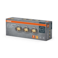 OSRAM LED Spot Recess Einbaustrahler Set Twistlock GU10 schwenkbar 2.6W Grünmessing ⌀75 mm