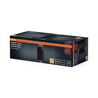 OSRAM Außenwandleuchte, Dark grey, 6 W, 480 lm, 3000 K, 210° Abstrahlwinkel, IP54, 50. 000 h Lebensdauer, Aluminium, Glas, indirekter Lichtaustritt, IK06, 86x61x200 mm