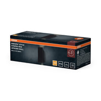 ENDURA Style Striped Außenwandleuchte, Dark grey, 12 W, 3000 K, 450 lm, 210° Abstrahlwinkel, IP54, Glas, Aluminium, 50. 000 h Lebensdauer