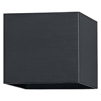 OSRAM Deckenleuchte Orbis Wall Square Schwarz 2er-Pack, 3000 K, Warmweiß, 90 lm, 4,2 W, Aluminium und Kunststoff