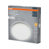 OSRAM ORBIS EASYFIX LED Backlight Deckenleuchte 22cm 14W Warmweiß DIM, weiß