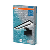 OSRAM LED-Badezimmerspiegelleuchte Orbis Saturn Schwarz, 4000 K, Kaltweiß, 450 lm, 9 W