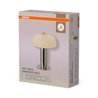 OSRAM DECOR Tischleuchte Arc Table Chrome, 35 cm ⌀, Stahl, 220-240 V, E14, IP20