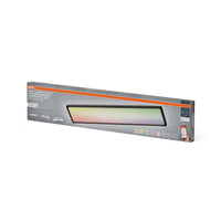 OSRAM Matter SMART+ PLANON SLIM EASYFIX LED Panel Backlight Deckenleuchte 98X20cm RGBTW DIM IP54, schwarz